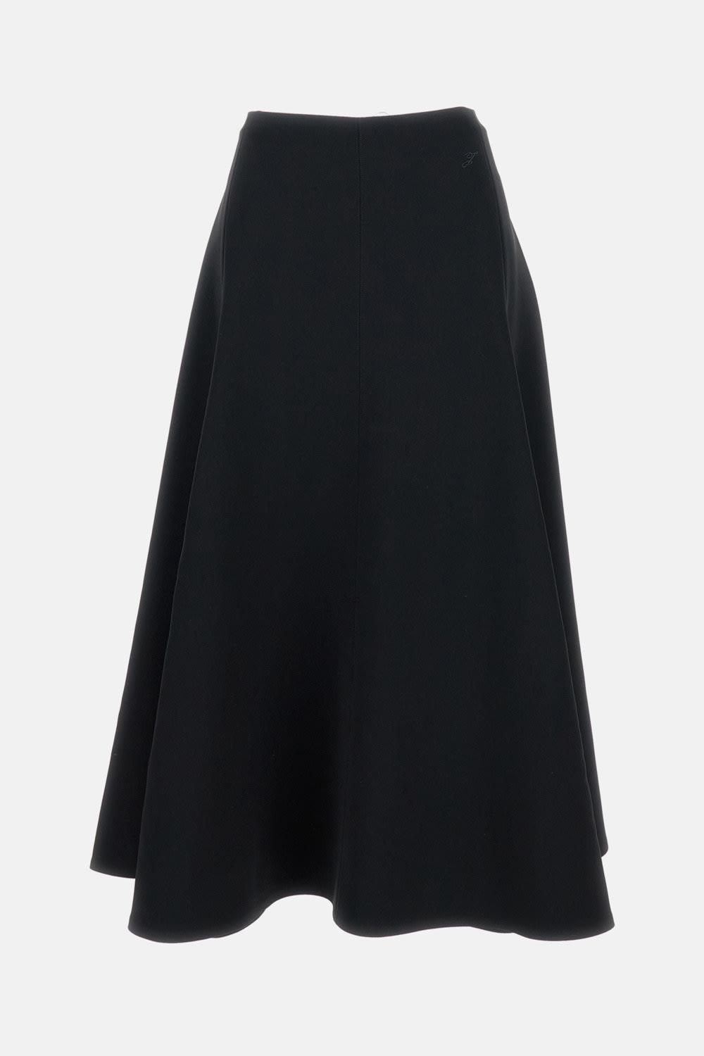 jacquemus la jupe triangle skirt