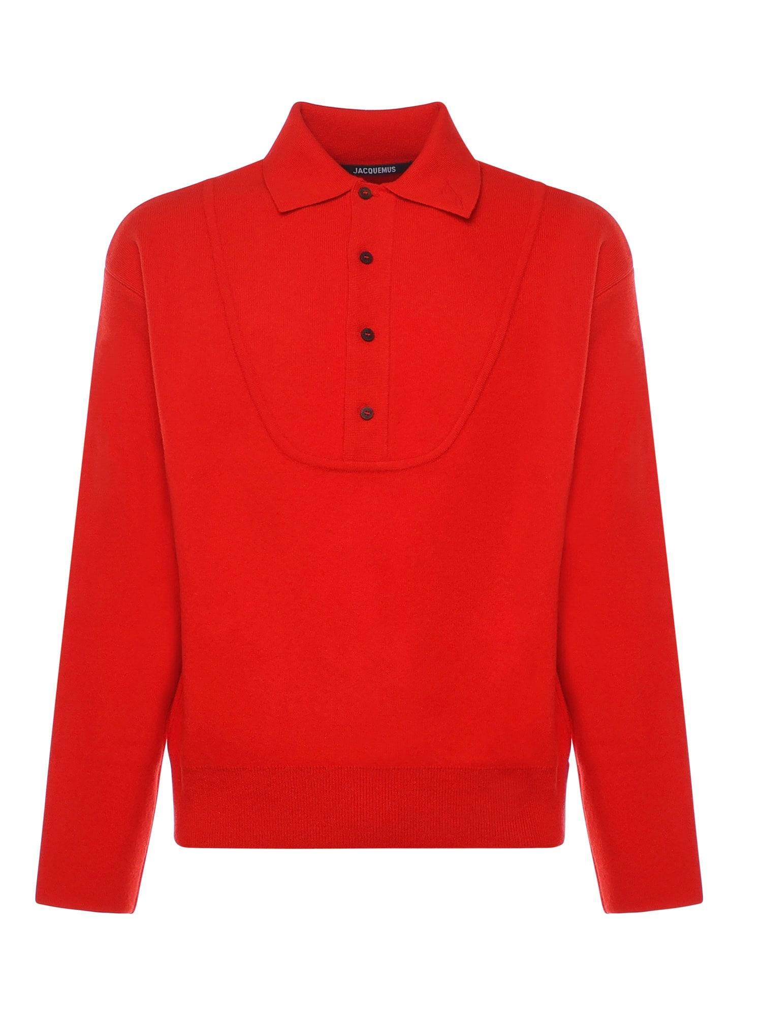 jacquemus la maille vereuse pallone sweater