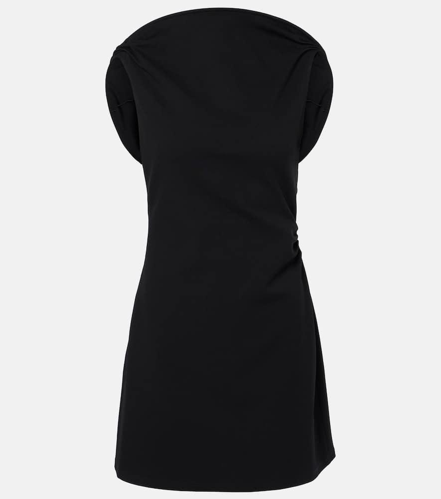 jacquemus la mini robe bordo minidress