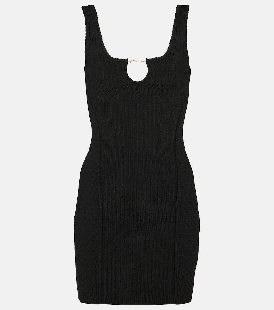 jacquemus la mini robe sierra ribbed