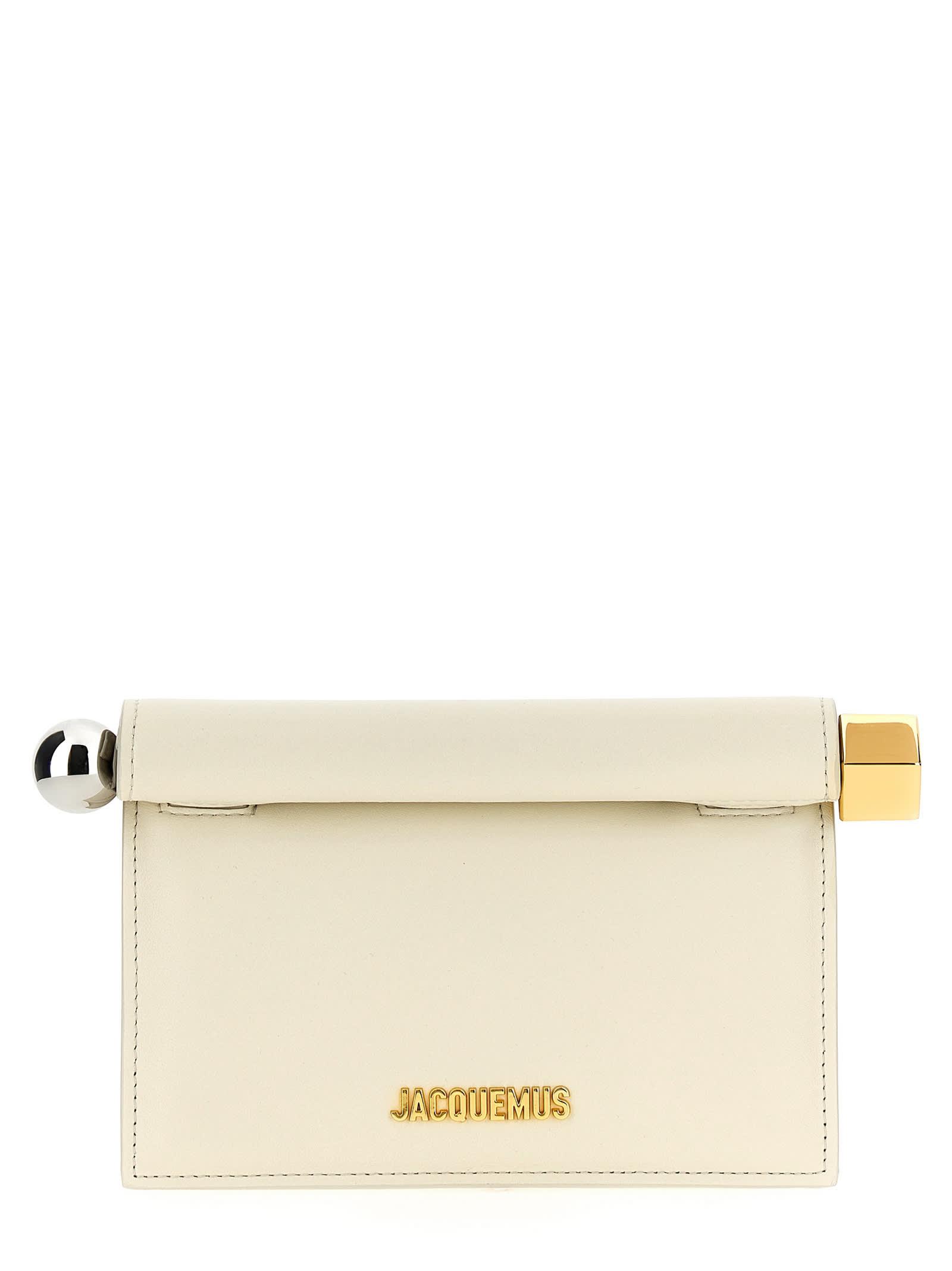jacquemus la petite pochette rond carré clutch