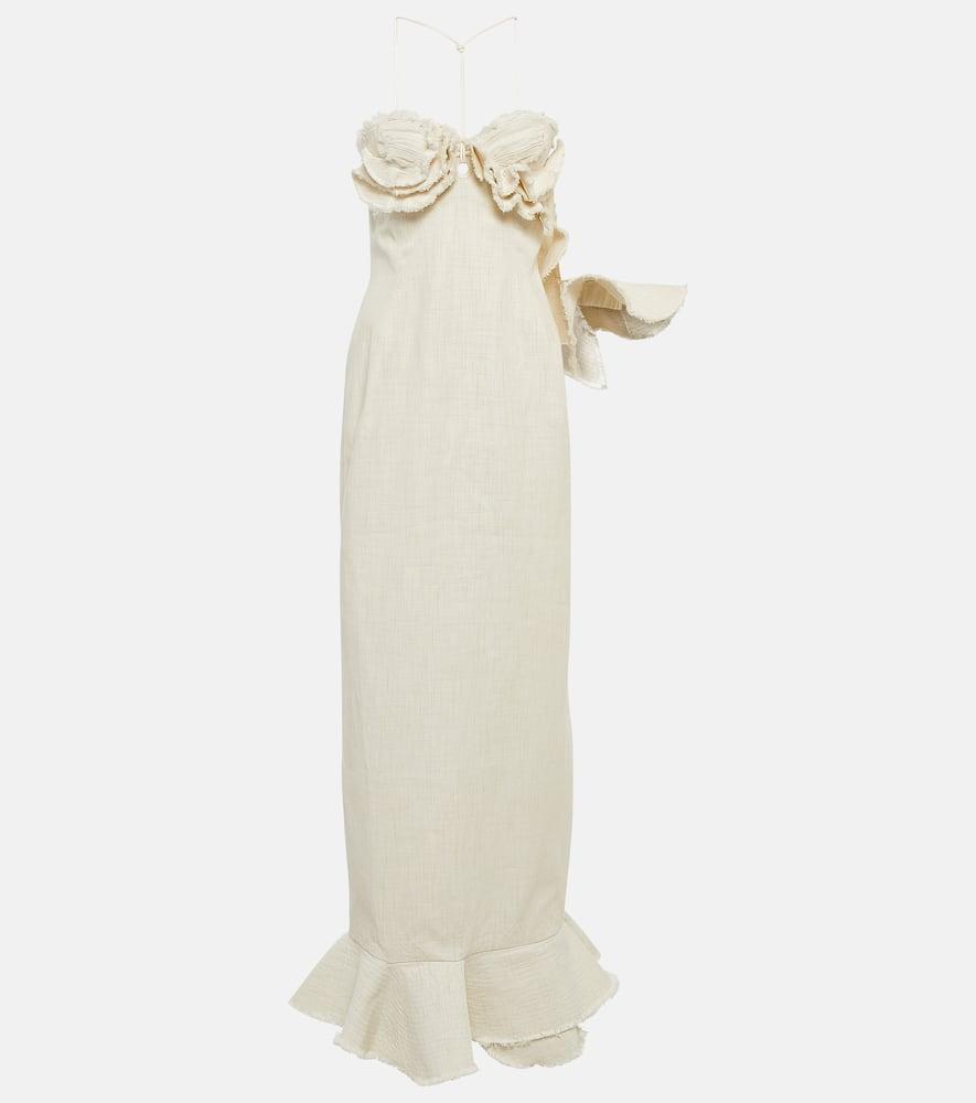 jacquemus la robe artichaut maxi dress