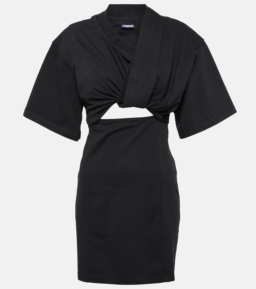 jacquemus la robe bahia cotton minidress
