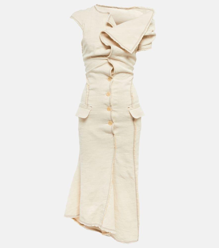 jacquemus la robe camargue midi dress