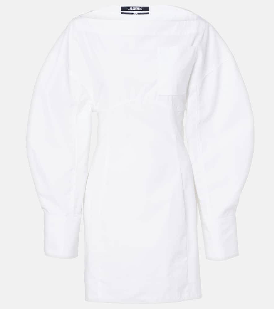 jacquemus la robe chemise casaco cotton minidress