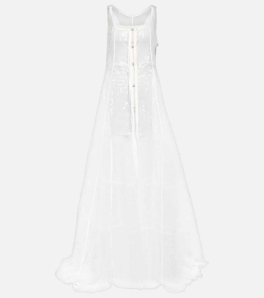 jacquemus la robe dentelle embellished gown