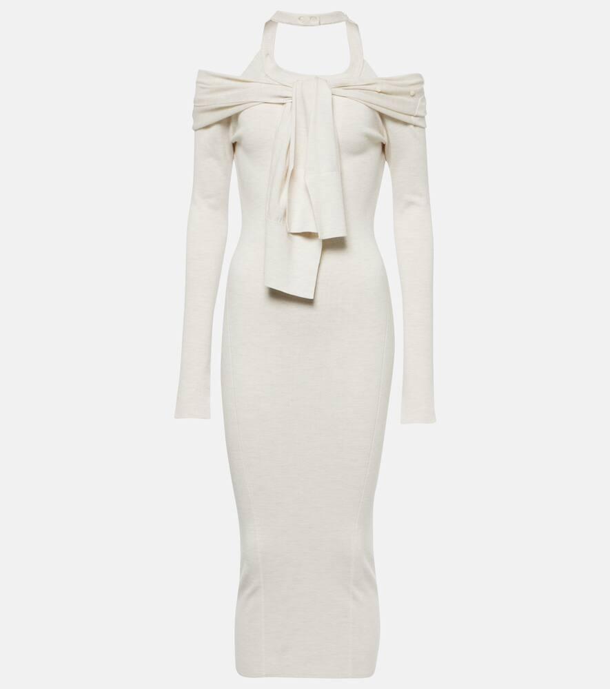 jacquemus la robe doble wool