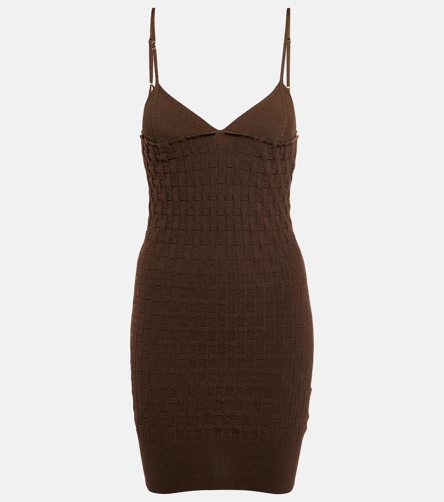jacquemus la robe maille tacido minidress