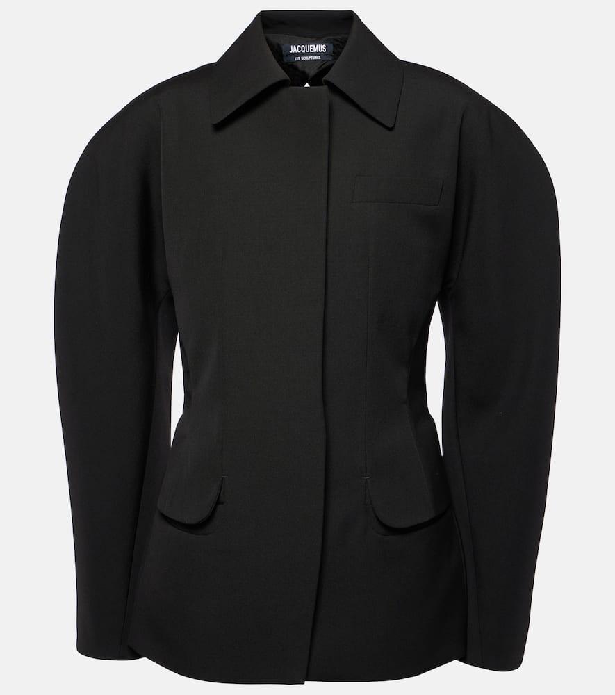 jacquemus la veste castagna virgin wool jacket