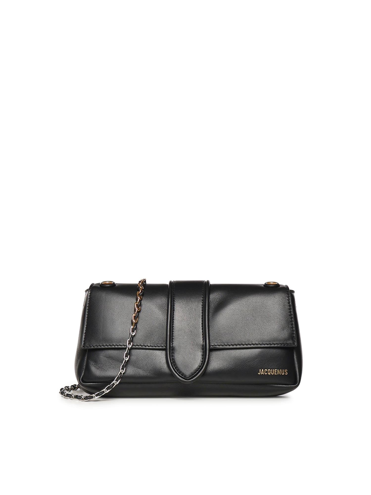 jacquemus le bambino chain leather bag