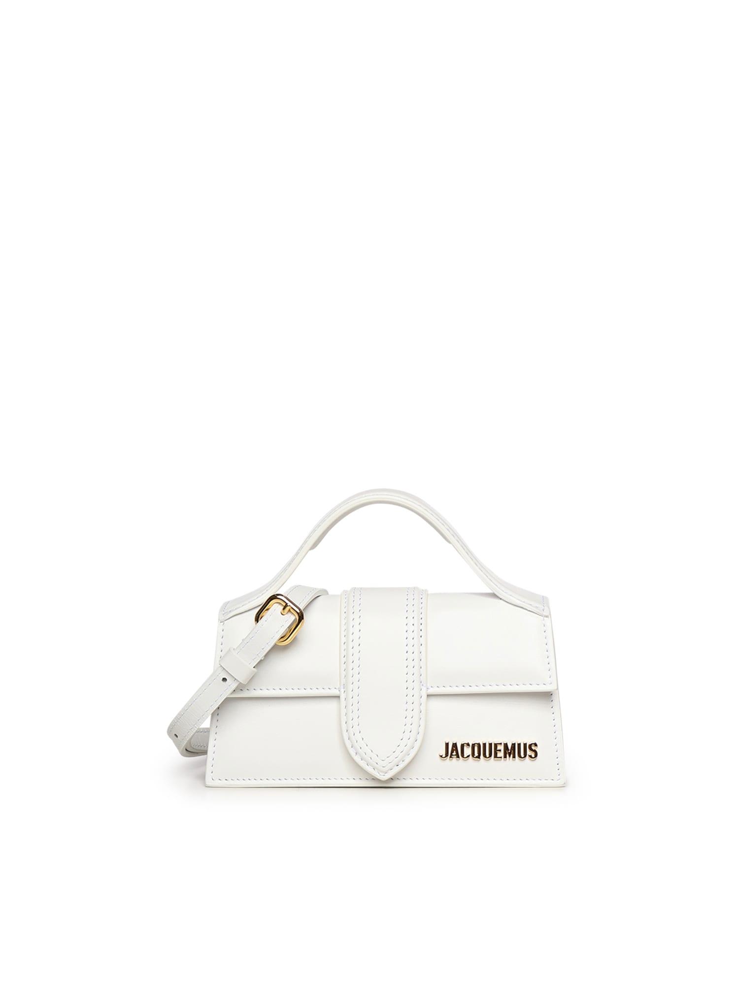 jacquemus le bambino leather bag with logo