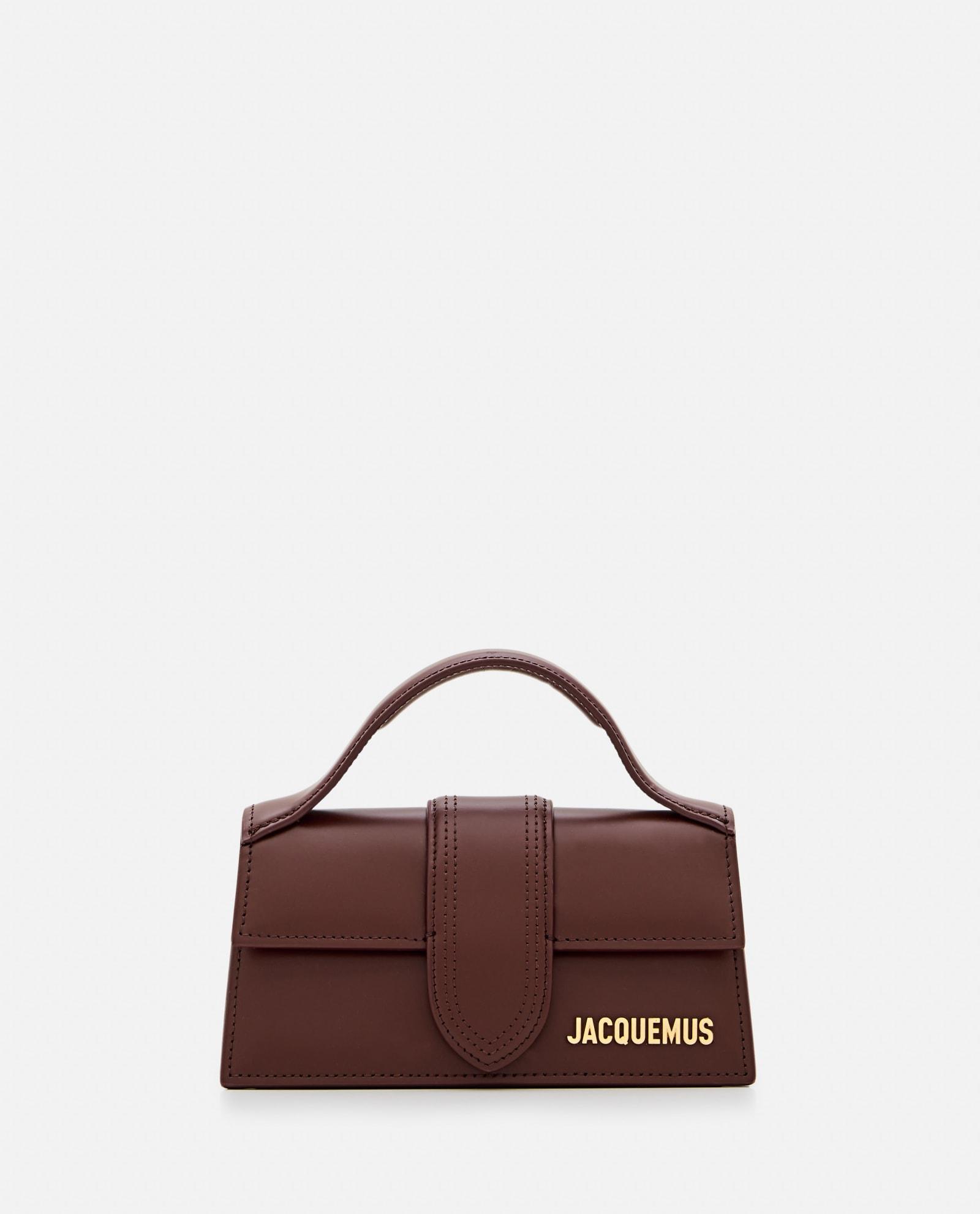 jacquemus le bambino leather top handle bag
