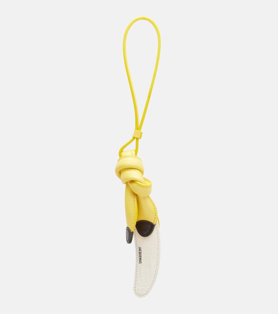jacquemus le banane small leather bag charm