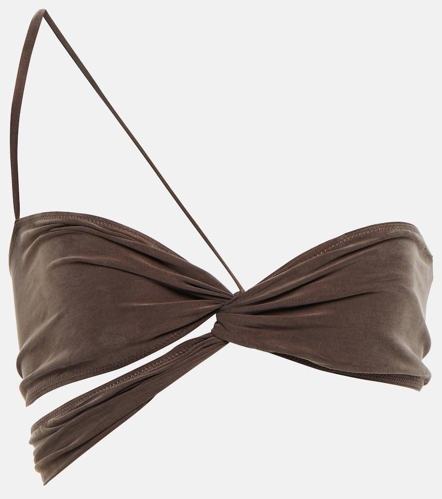 jacquemus le bandeau espelho bra top
