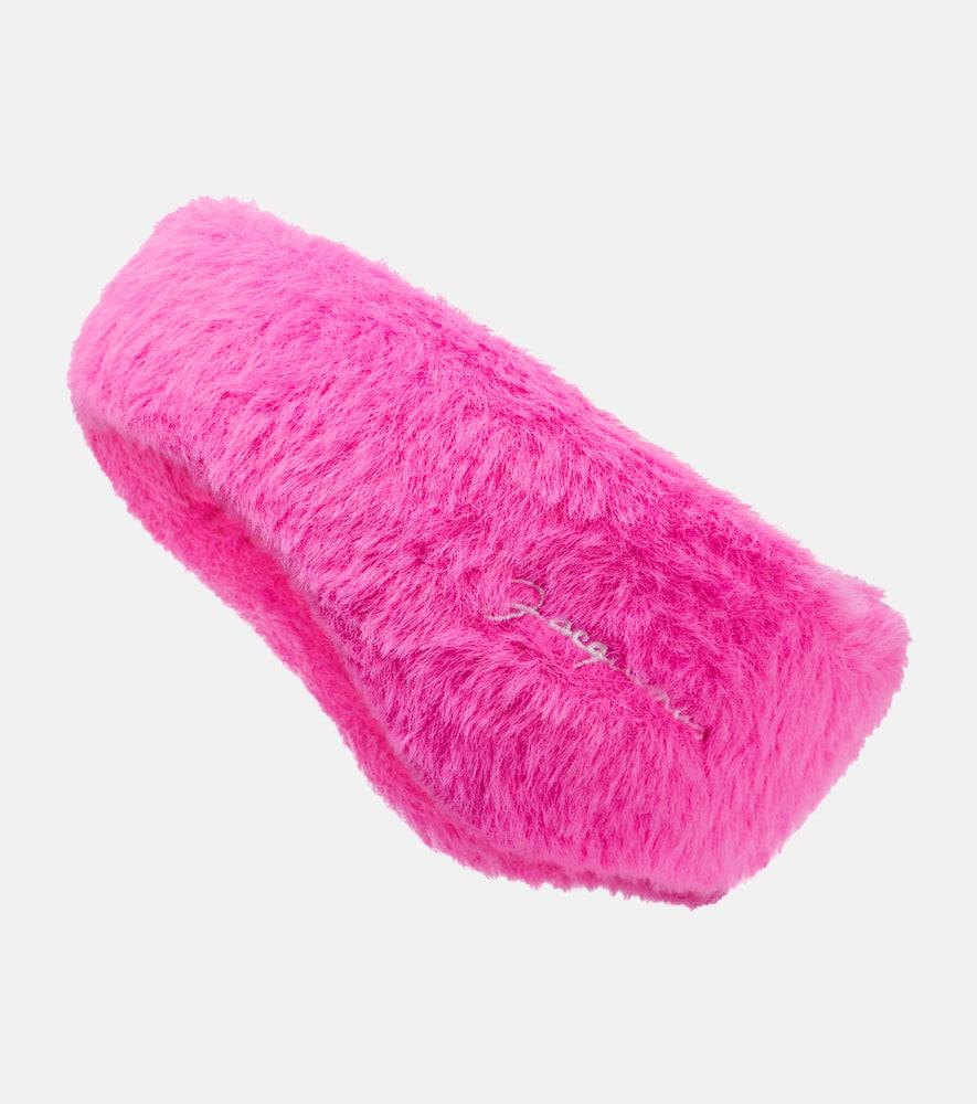 jacquemus le bandeau neve logo headband