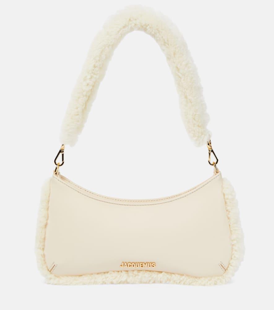 jacquemus le bisou doux leather shoulder bag