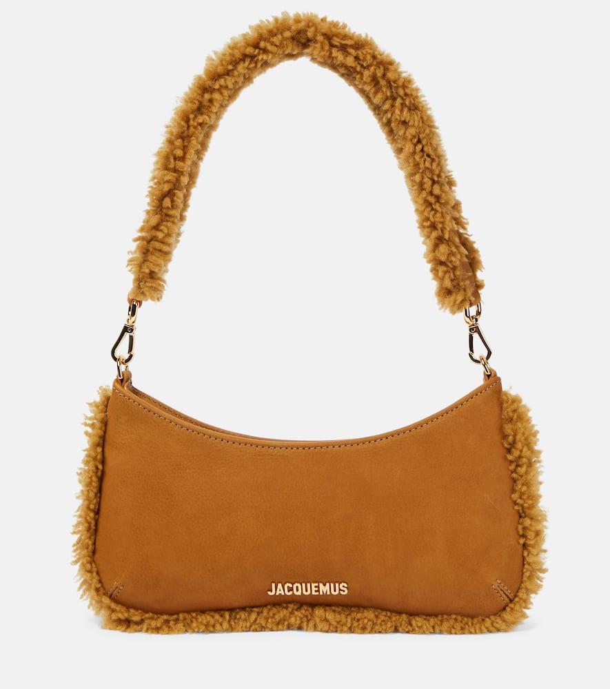 jacquemus le bisou doux small leather shoulder bag