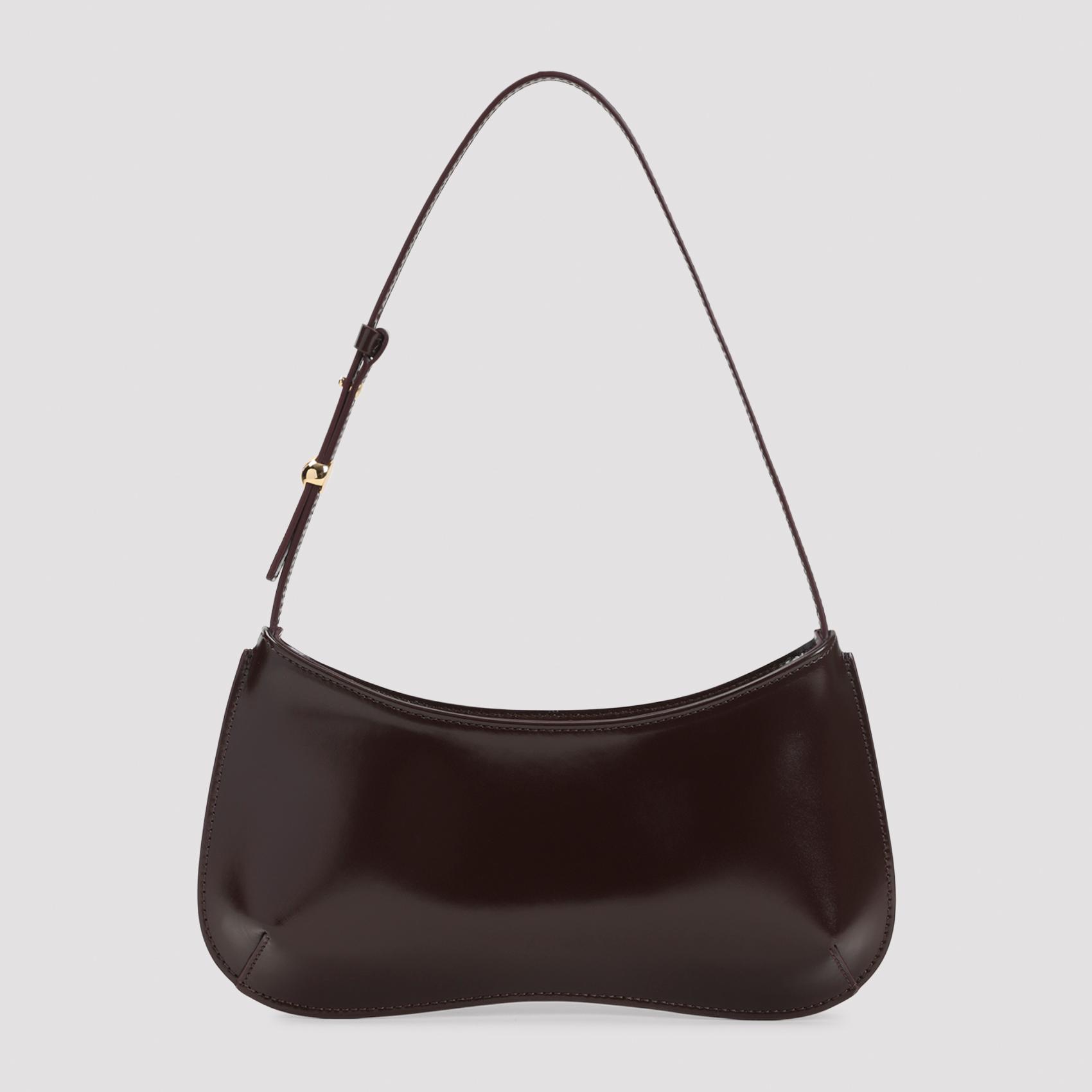 jacquemus le bisou handbag brown calf leather bag - women