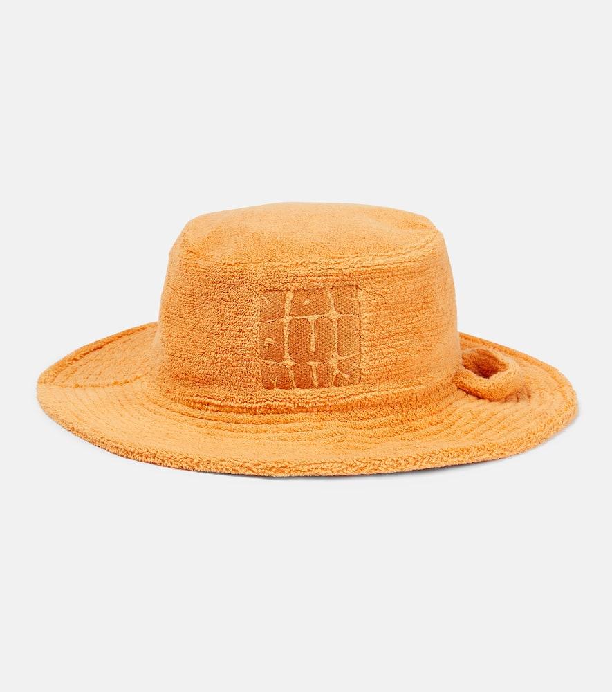 jacquemus le bob bandho cotton terry sun hat