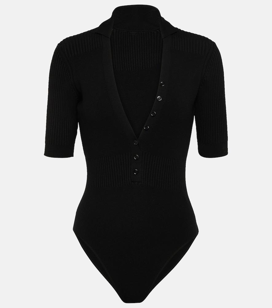 jacquemus le body yauco ribbed-knit bodysuit