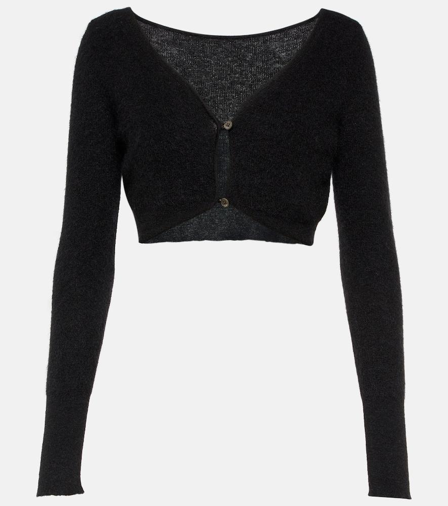 jacquemus le cardigan alzou cropped cardigan
