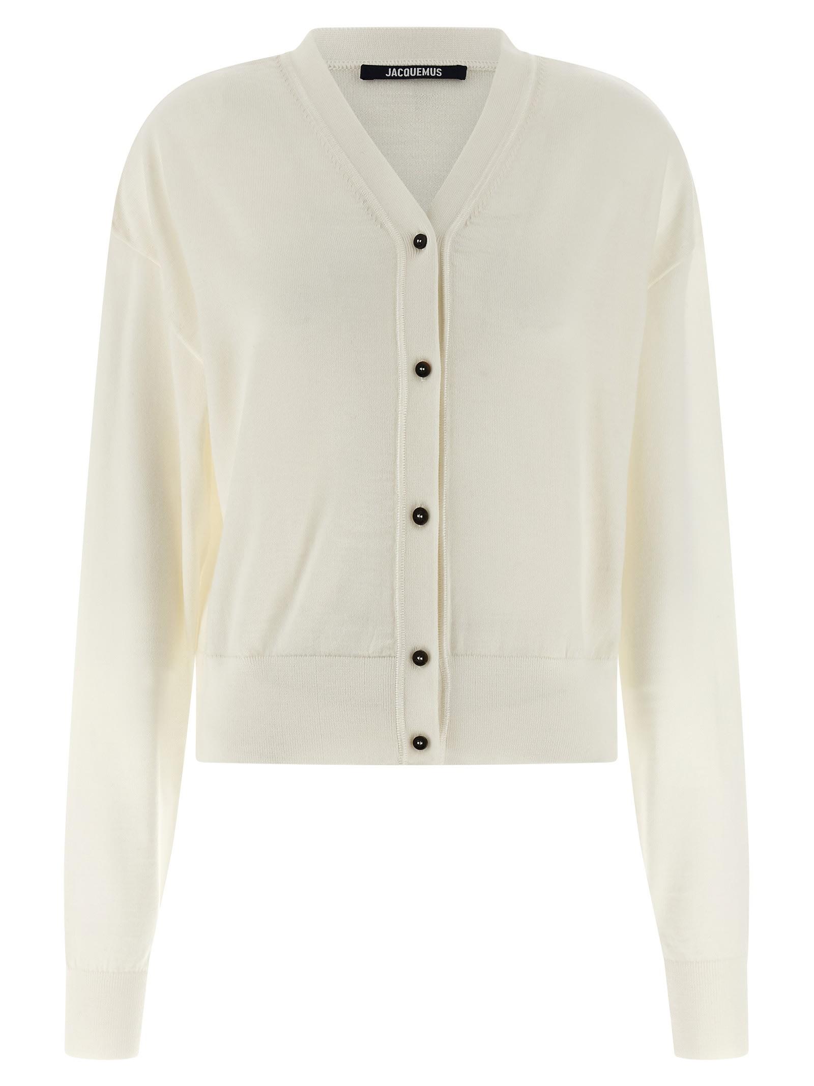 jacquemus le cardigan brodé cardigan