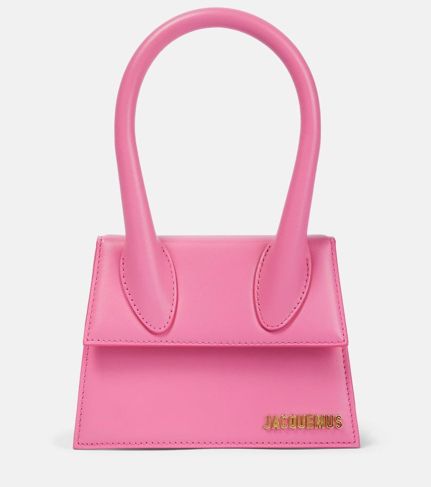 jacquemus le chiquito moyen leather shoulder bag