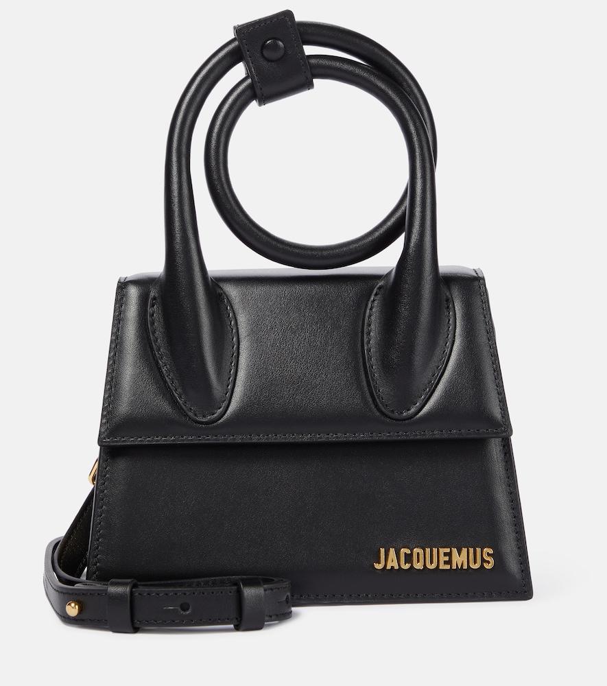 jacquemus le chiquito noeud leather tote bag