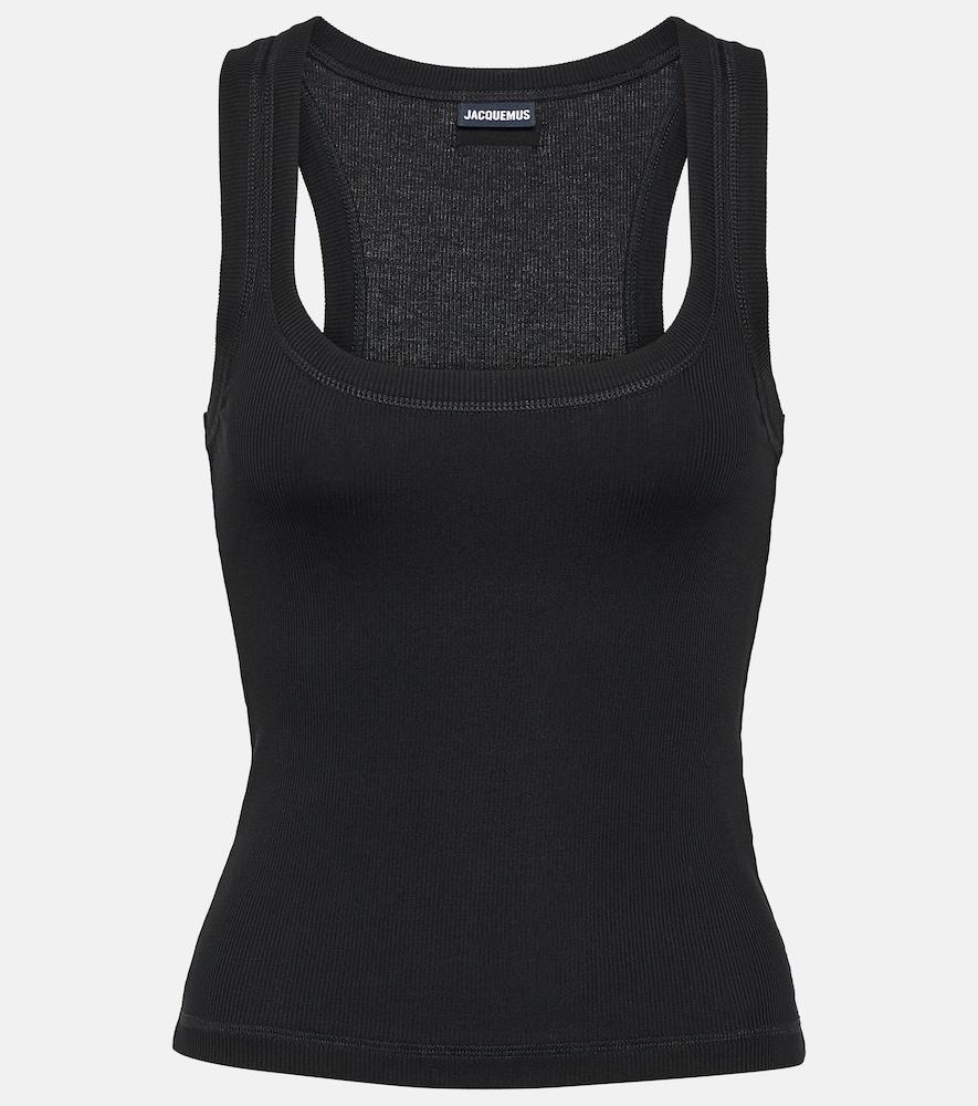 jacquemus le débardeur gros grain cotton tank top
