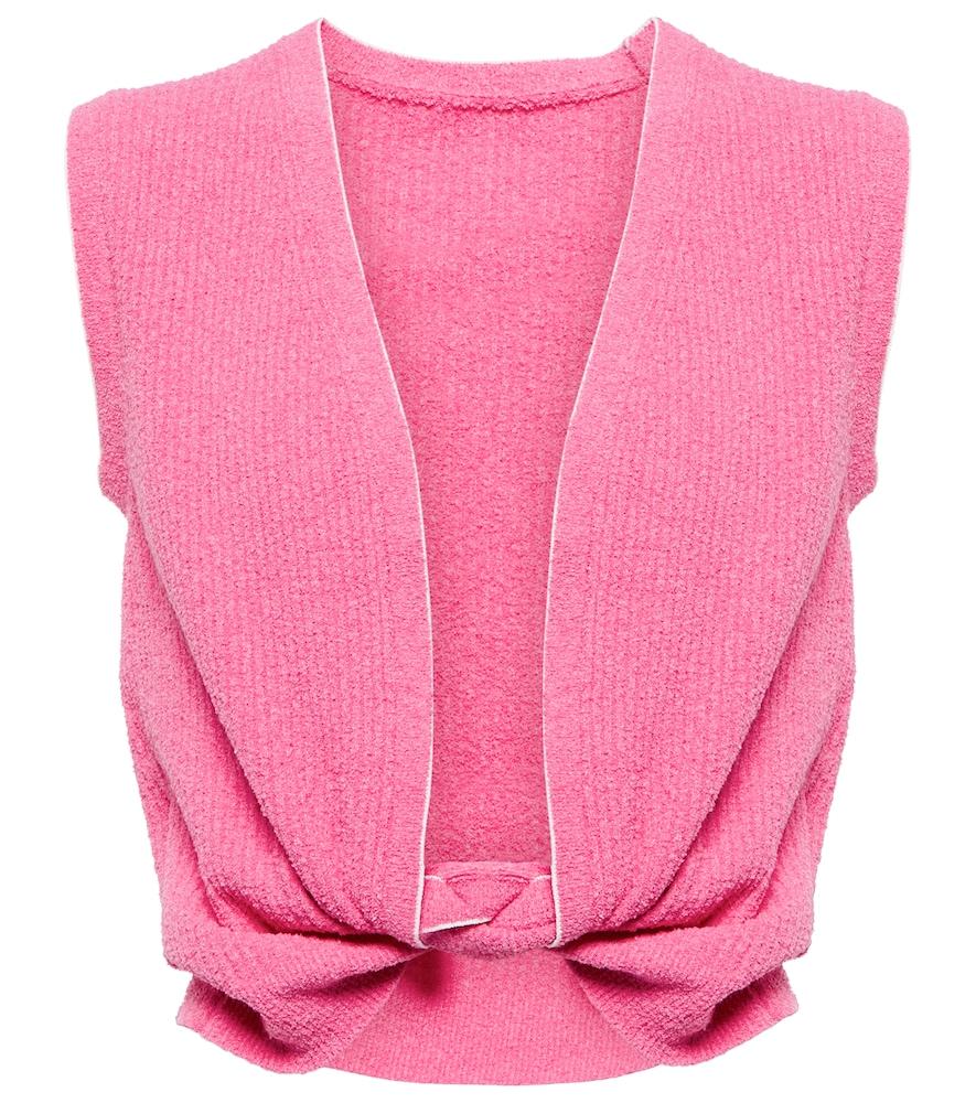 jacquemus le haut noué sweater vest