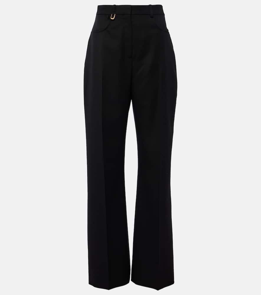 jacquemus le pantalon sauge wool flared pants