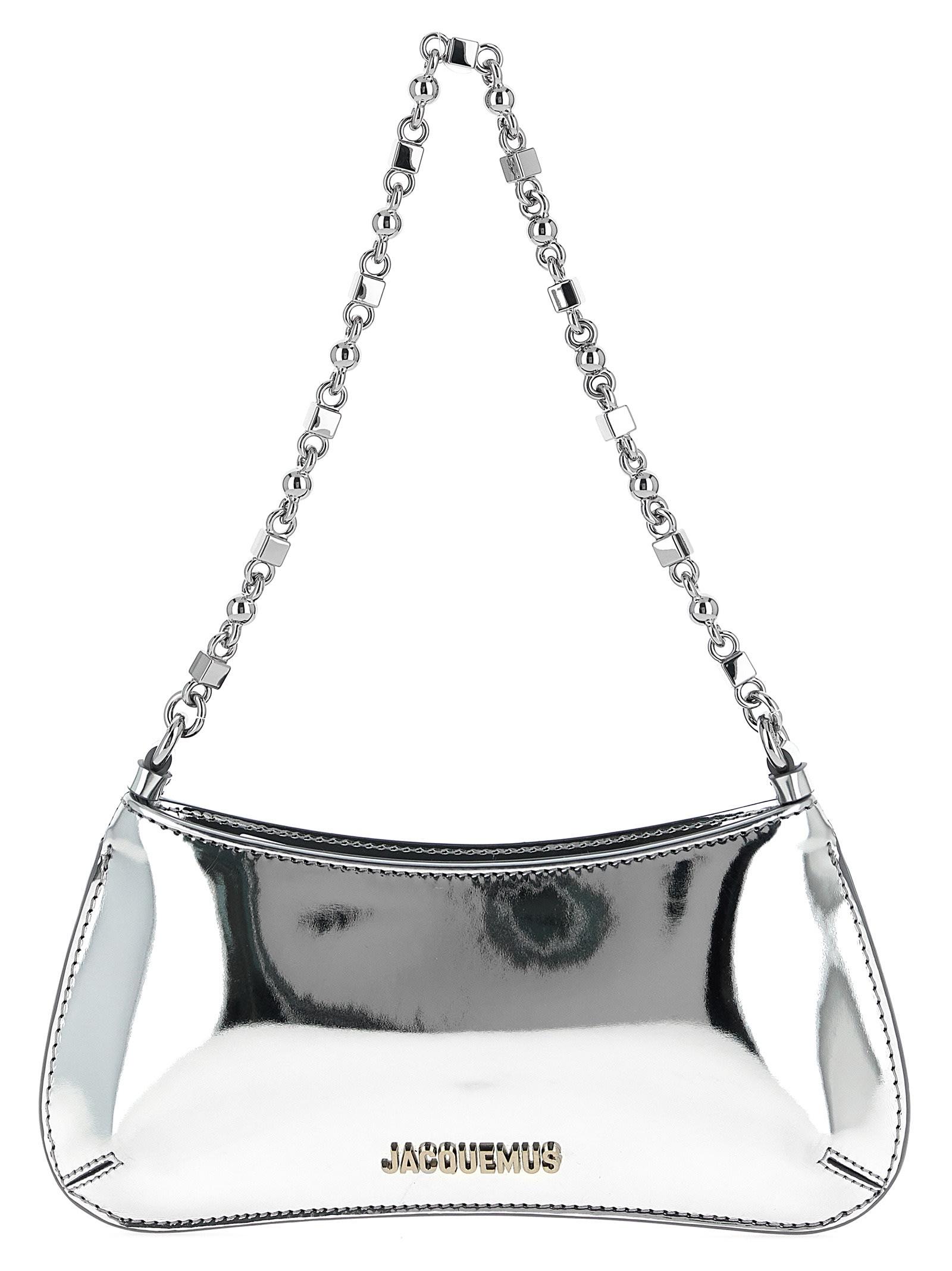 jacquemus le petit bisou chaine shoulder bag
