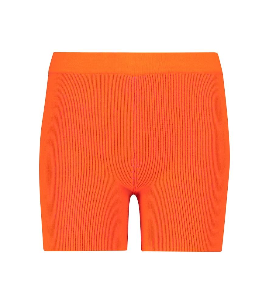 jacquemus le short arancia biker shorts