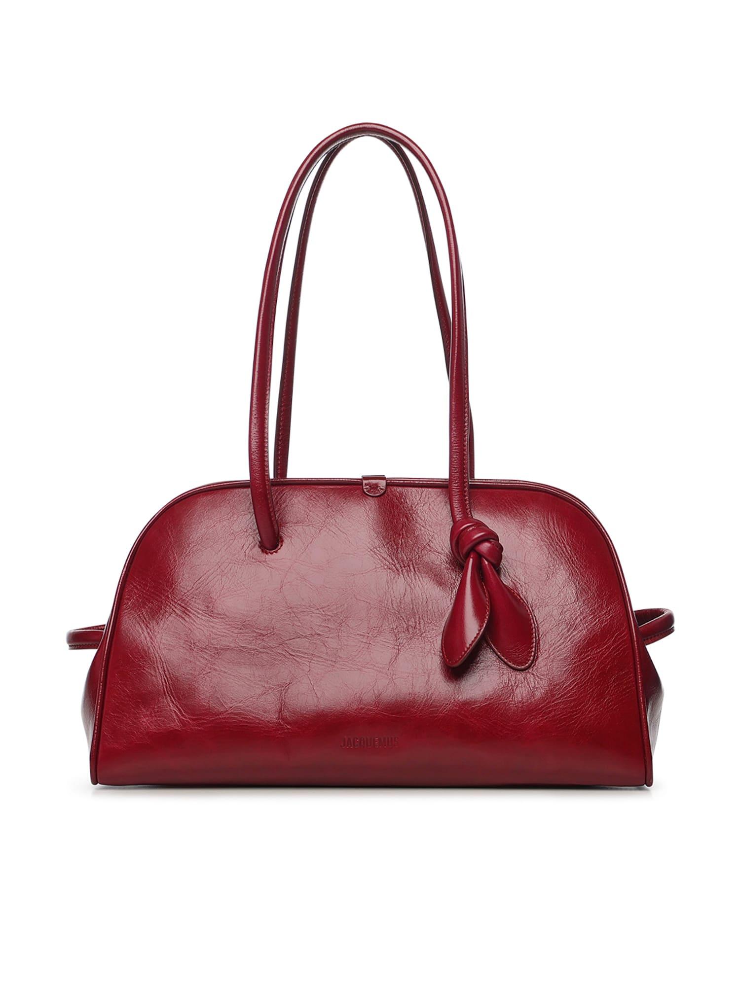 jacquemus le turismo leather bowling bag