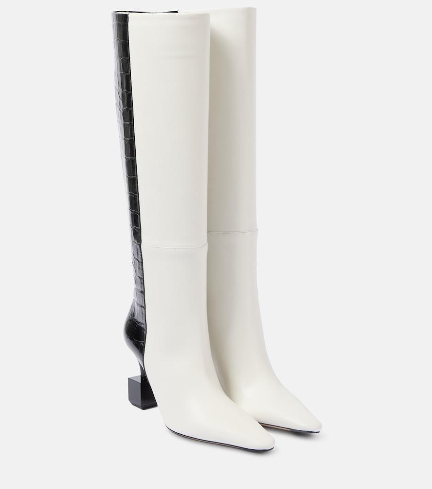 jacquemus les bottes bisou leather knee