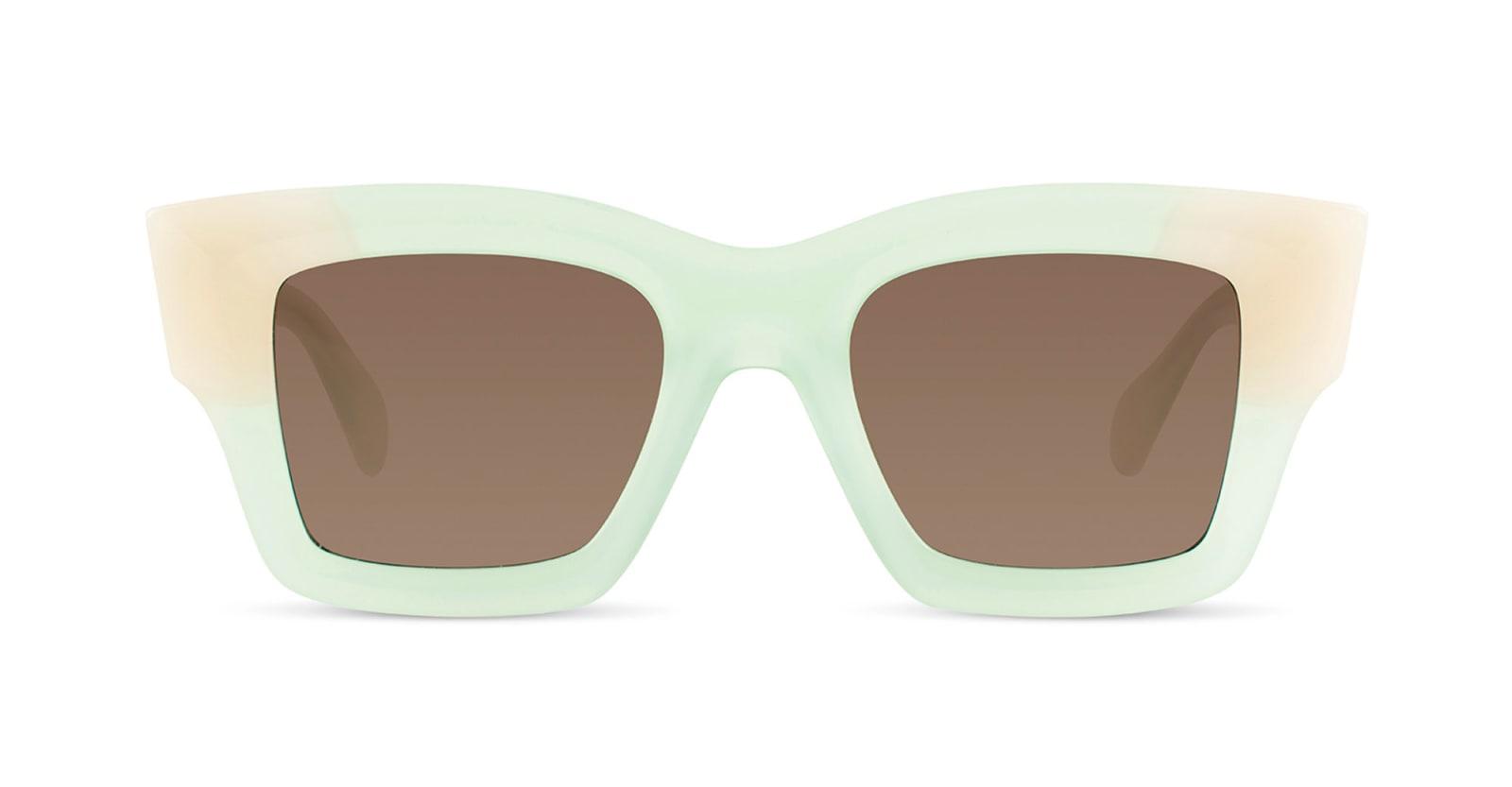 jacquemus les lunettes baci - light green sunglasses