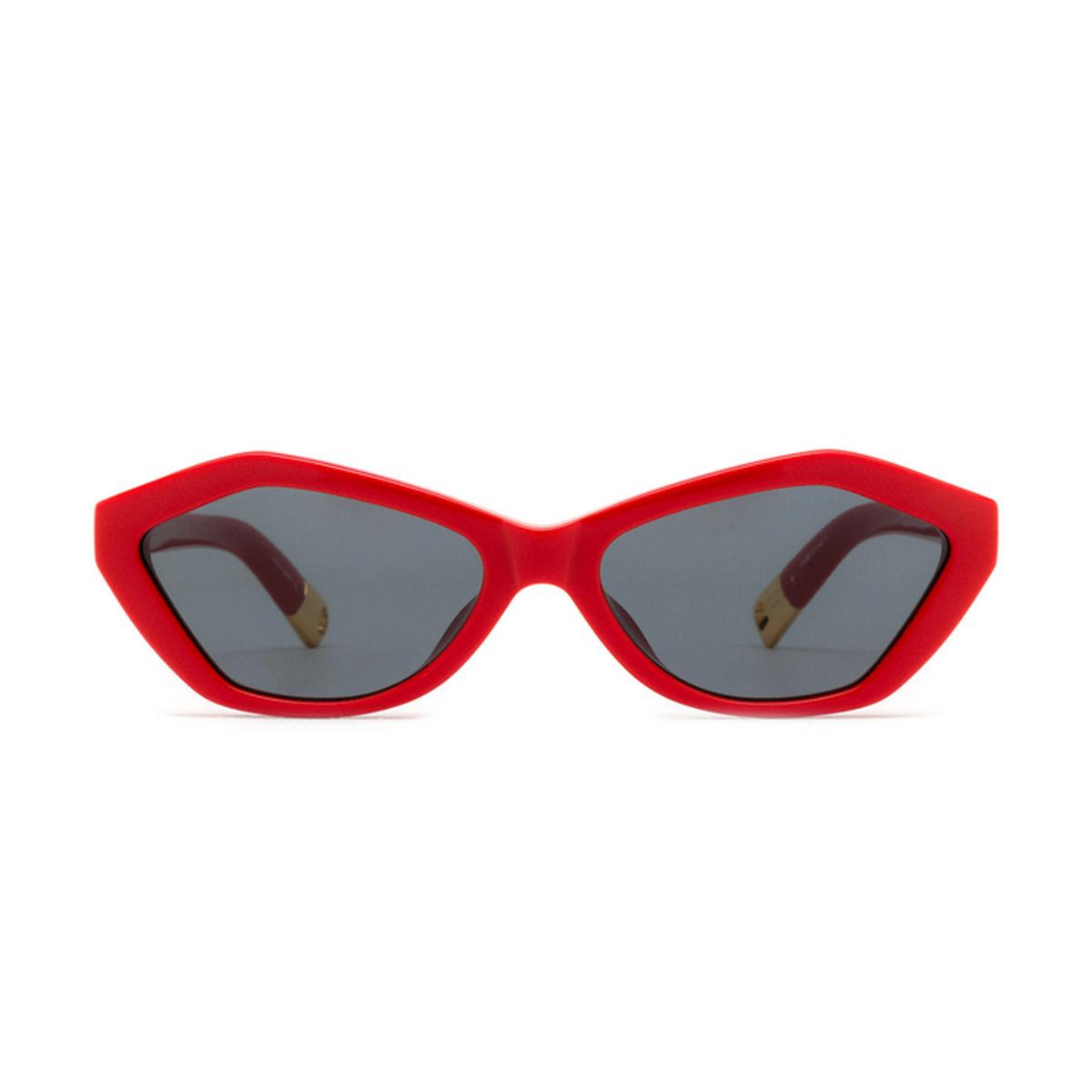 jacquemus les lunettes bambino jac42 c2 red rosso acetate occhiali sole - women