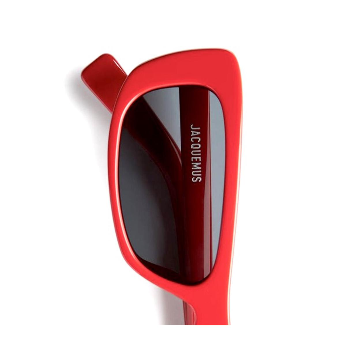 jacquemus les lunettes capri jac55 c2 red rosso acetate occhiali sole - women
