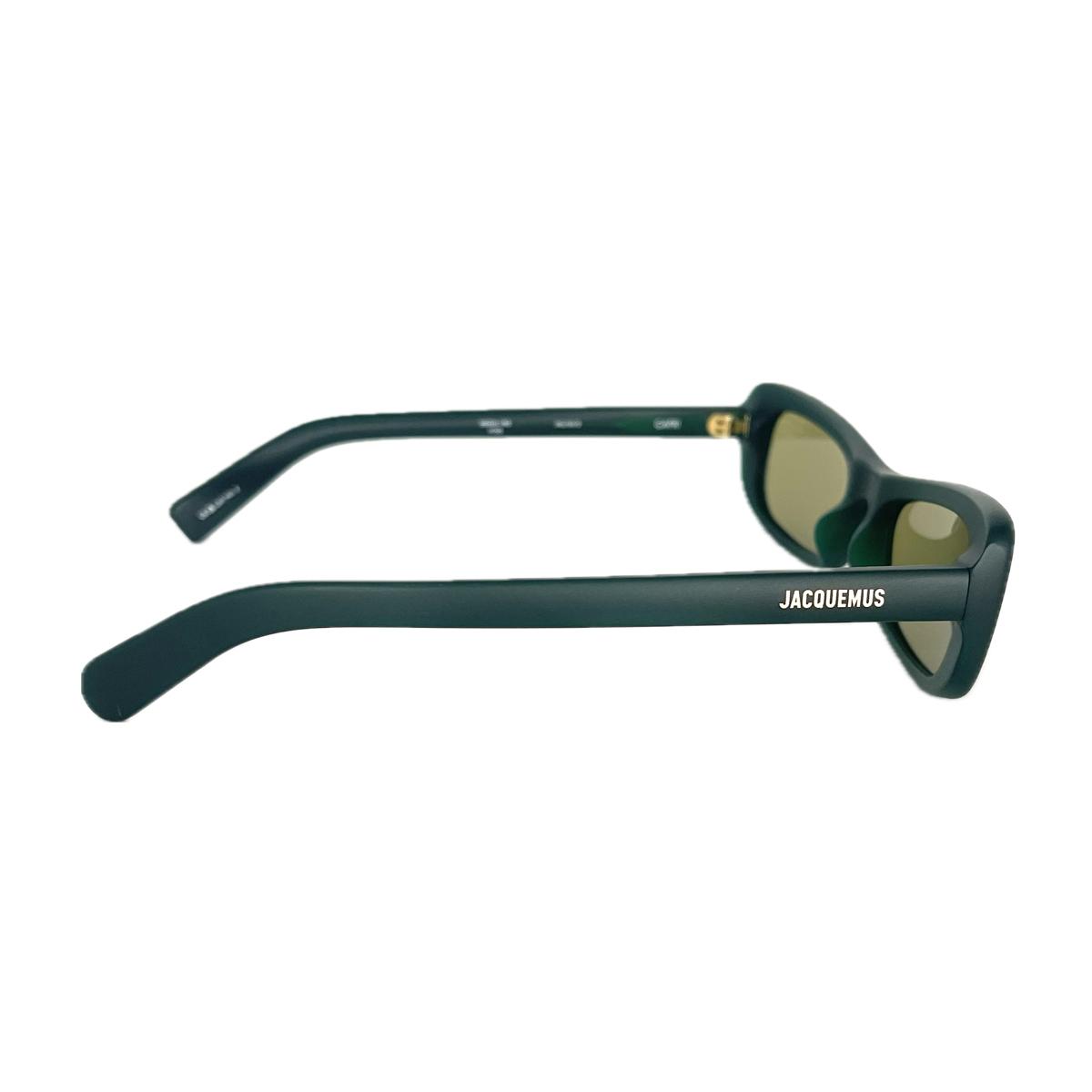 jacquemus les lunettes capri jac55 c3 matte green verde acetate occhiali sole - women