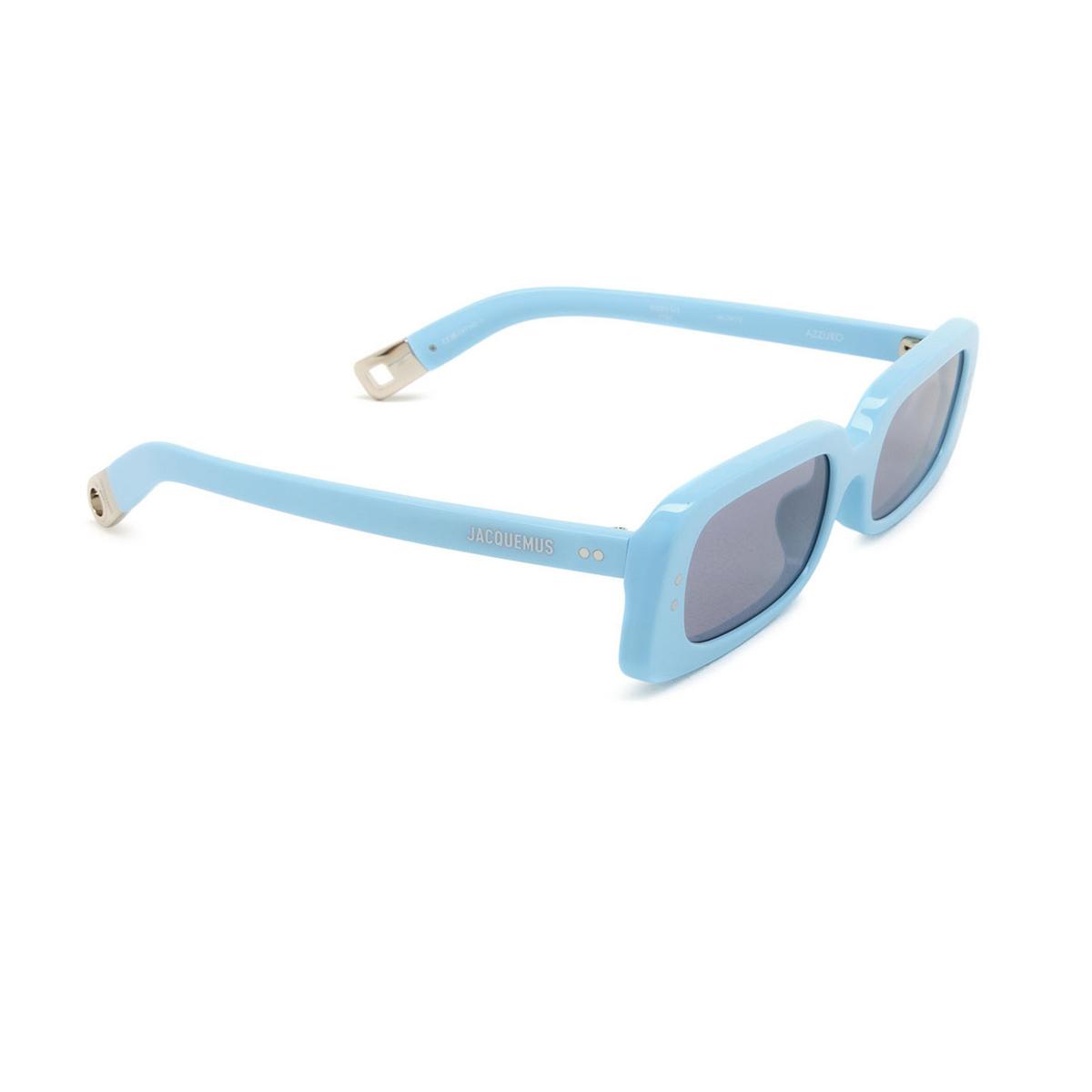 jacquemus les lunettes jac47 lineala casa c2 light blue turchese acetate occhiali sole - women