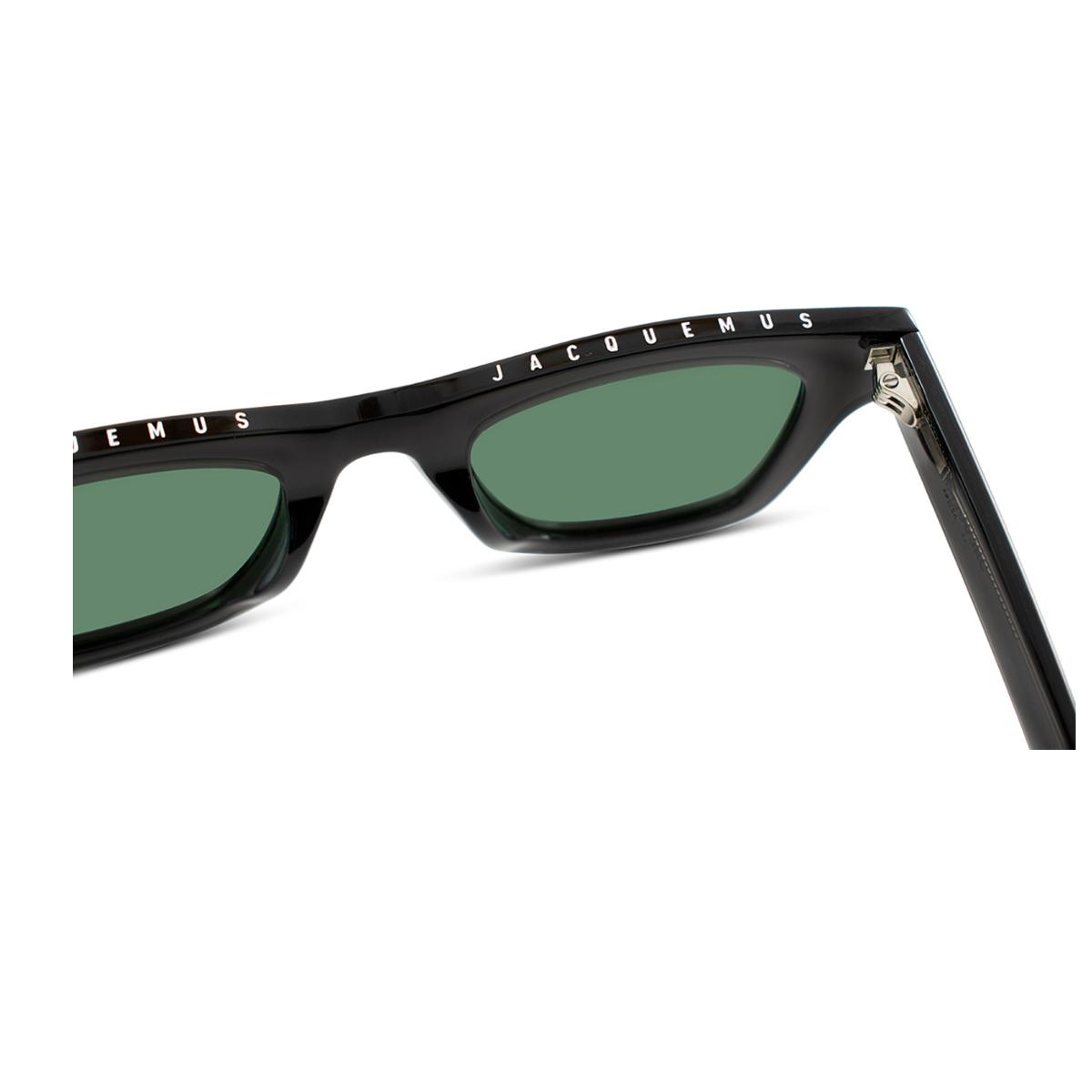 jacquemus les lunettes nocio black nero celluloid occhiali sole - women