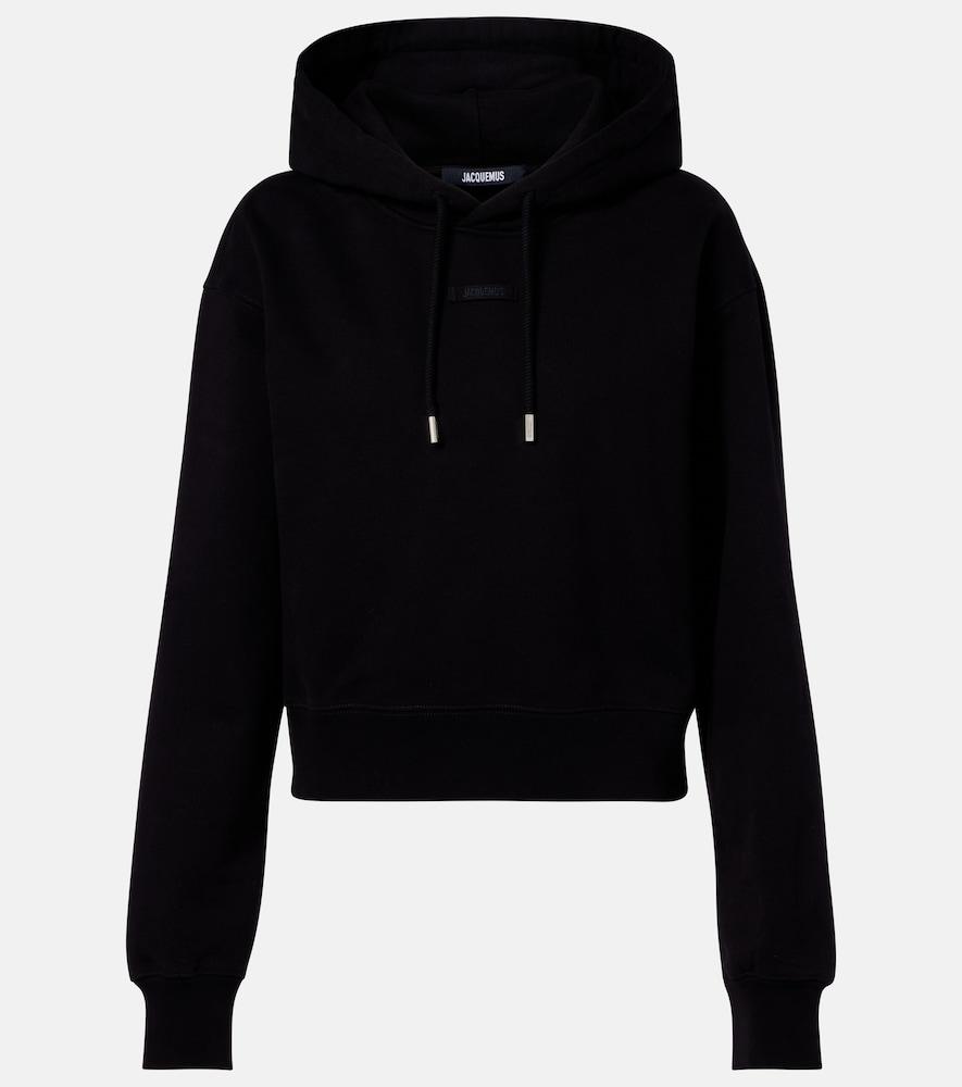 jacquemus logo cotton jersey hoodie