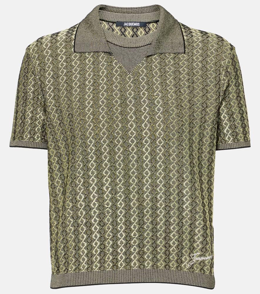 jacquemus marino jacquard polo shirt