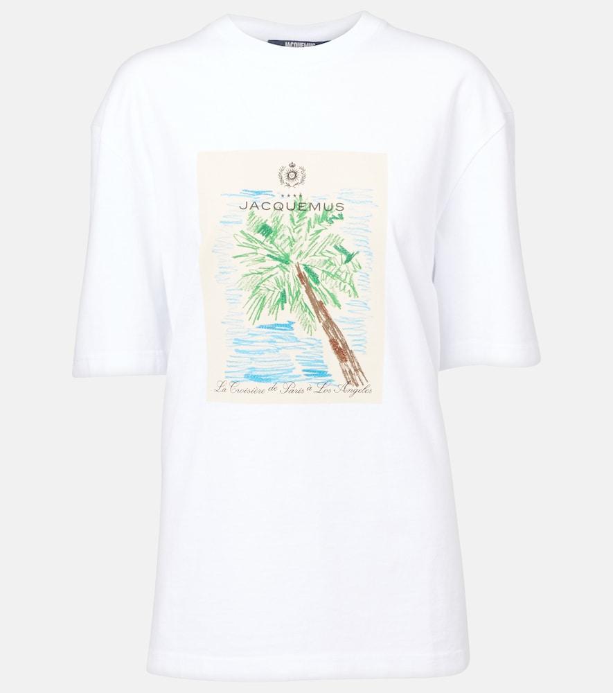 jacquemus marino printed cotton jersey t