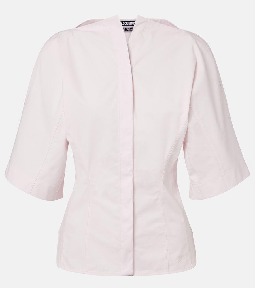 jacquemus moisson cotton poplin shirt