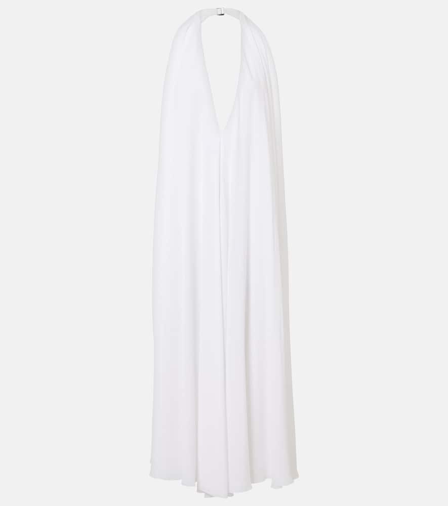 jacquemus norma draped maxi dress