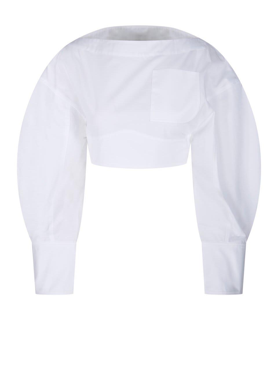 jacquemus open-back cropped shirt