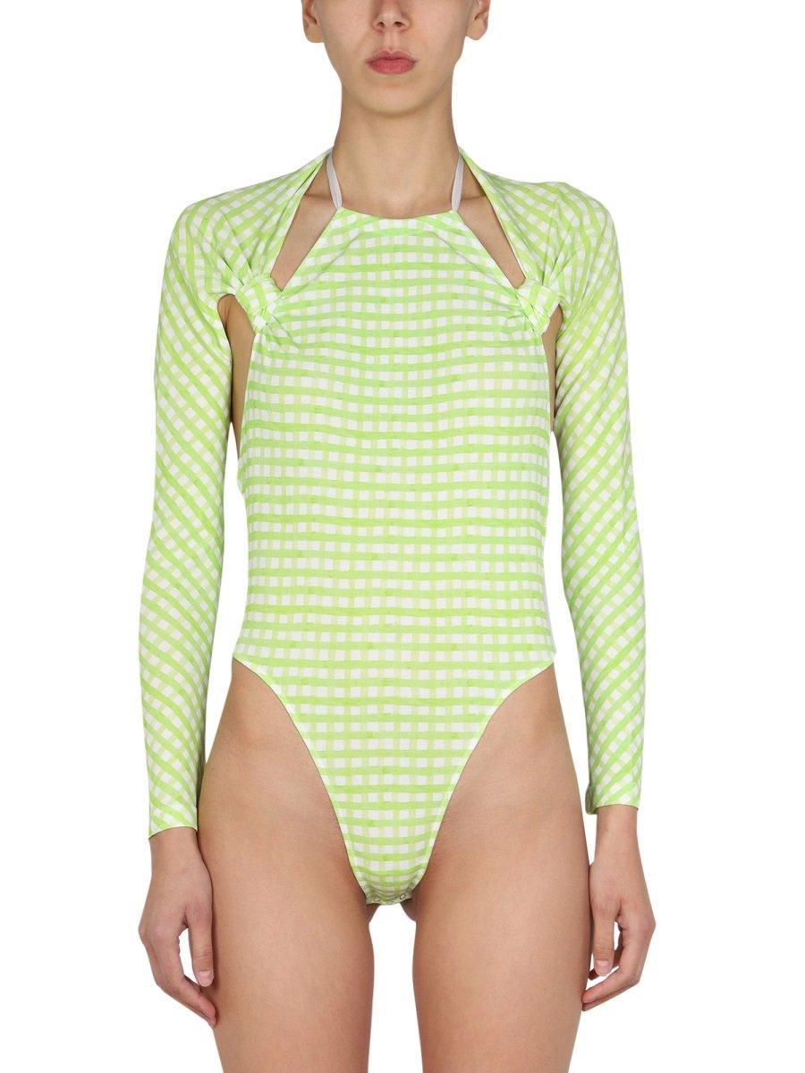 jacquemus open back stretched bodysuit