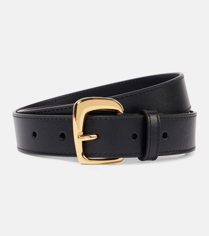 jacquemus ovalo leather belt