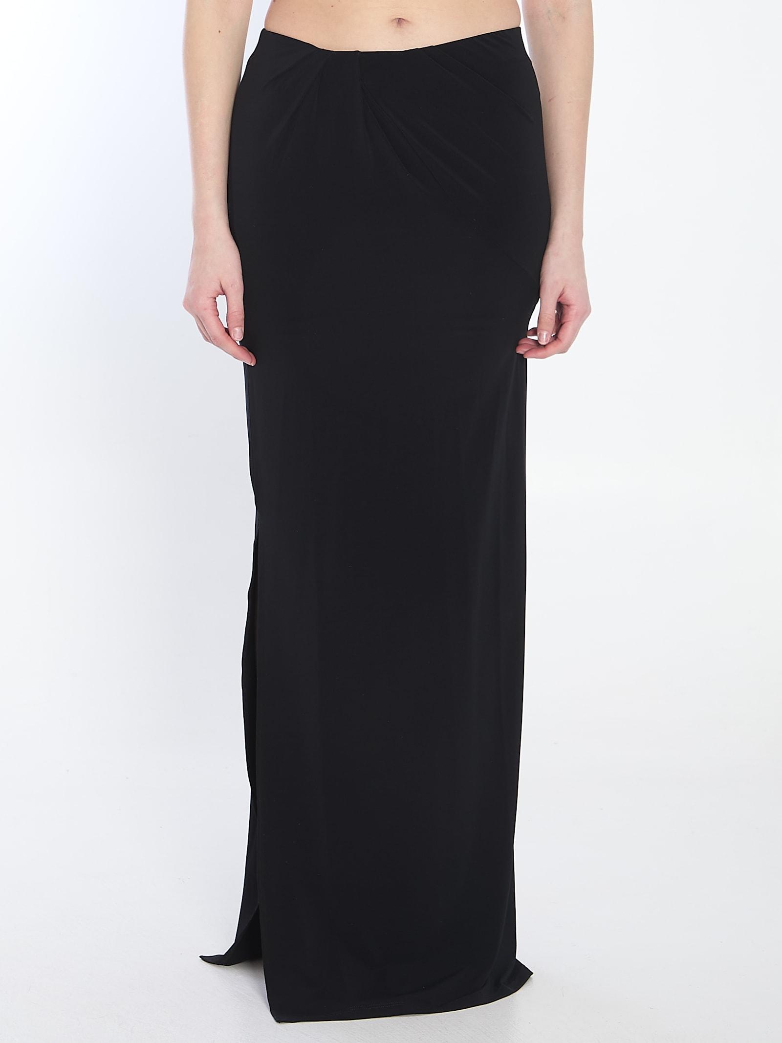 jacquemus peplo long skirt